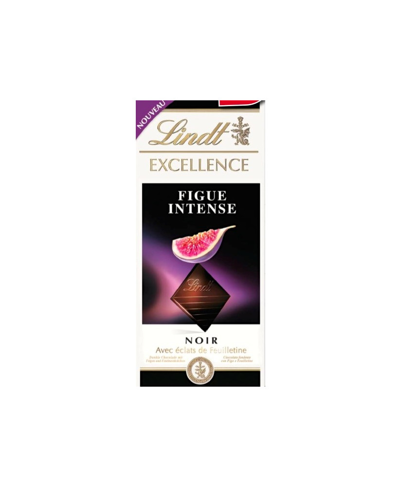 Online sales and buy chocolates bars Lindt & Sprüngli Excellence bitter dark chip Fig, Figue Intense.
