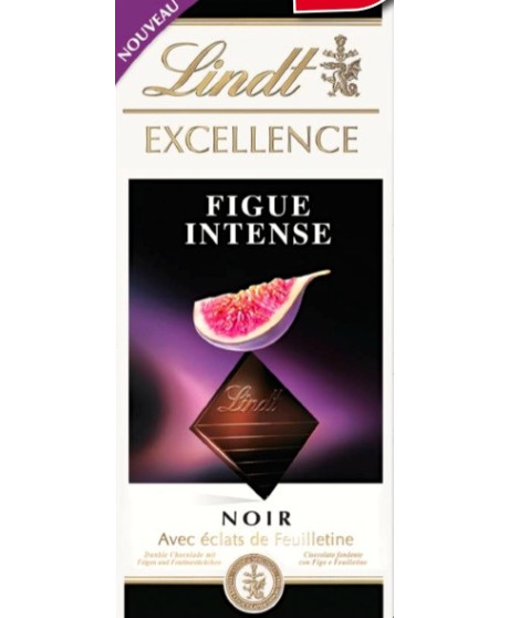 Lindt - Excellence - Figue Intense - 100g - NEW