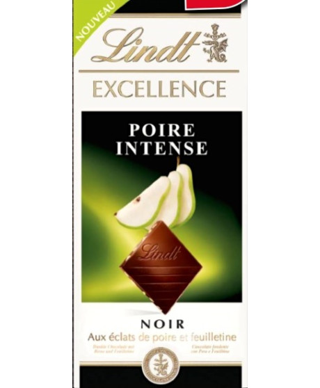 Lindt - Excellence - Poire Intense - 100g 