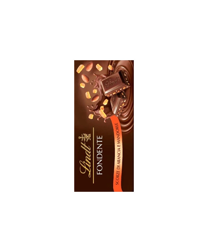 Buy Online sales dark chocolate bars with almonds and orange Lindt & Sprüngli, the original recipe. Shop online tablets