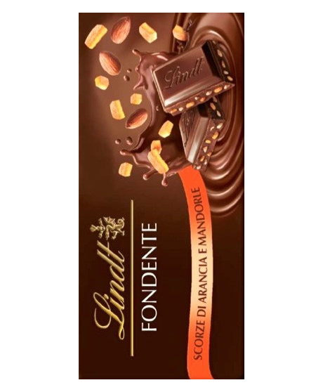 Buy Online sales dark chocolate bars with almonds and orange Lindt & Sprüngli, the original recipe. Shop online tablets
