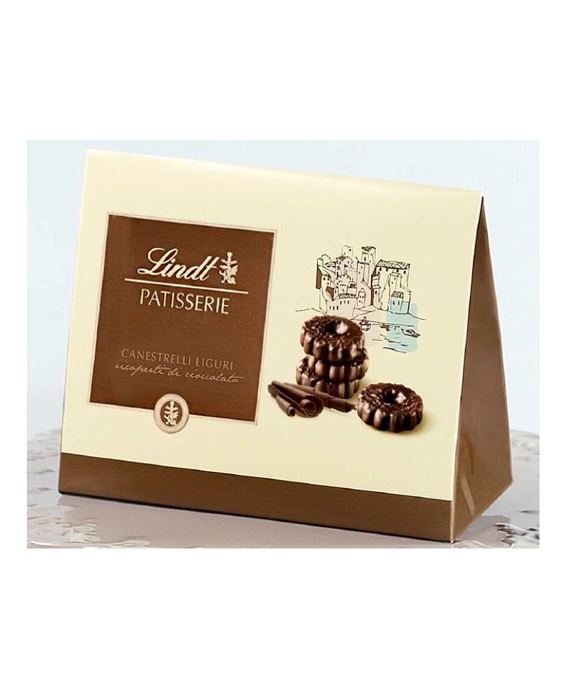 Vendita online Pasticceria assortita con cioccolata Lindt, canestrelli liguri con cioccolato lindt. Shop on line canestrelli