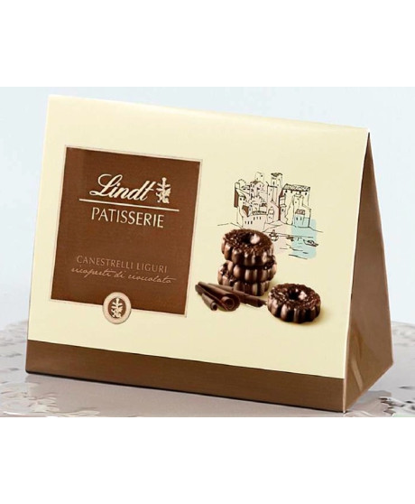 Vendita online Pasticceria assortita con cioccolata Lindt, canestrelli liguri con cioccolato lindt. Shop on line canestrelli
