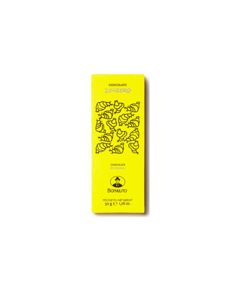 Dolceria Bonajuto Modica, Italian Chocolate bars with Ginger. Online Sale Sicilian Chocolate, price
