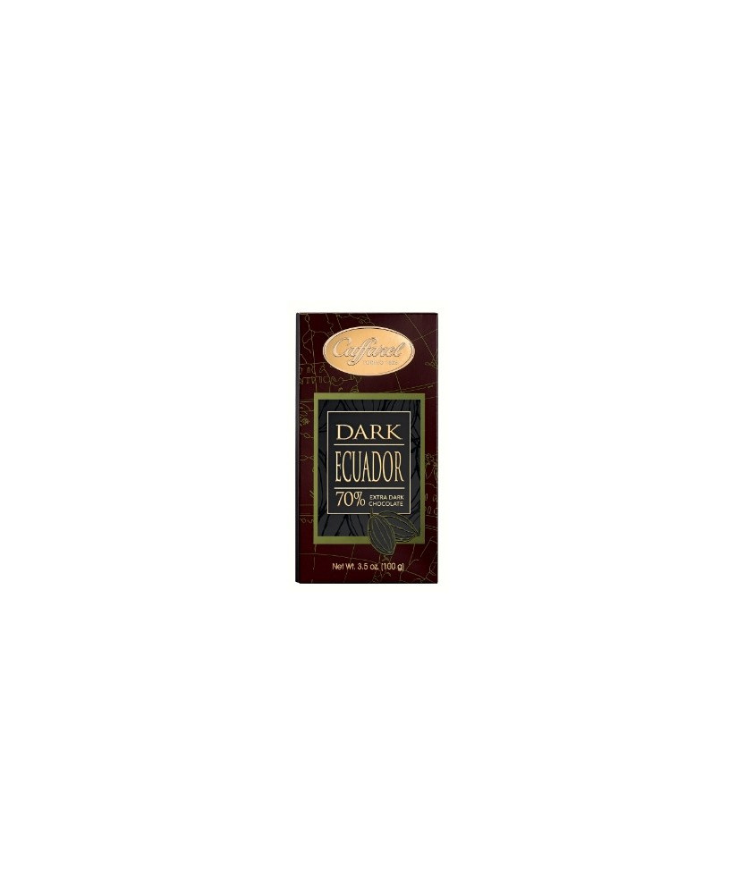 Vendita online tavolette di cioccolato Caffarel di Torino, fondente 70% Ecuador - 100g. Shop on line barrette di cioccolata Caf