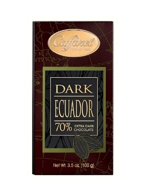 (6 BARS X 80g) Caffarel - Dark Chocolate 70% Ecuador