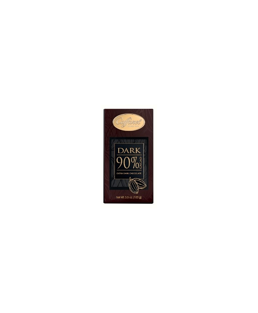 Vendita online tavolette di cioccolato Caffarel di Torino, fondente 90% di cacao - 100g. Shop on line barrette di cioccolata Caf