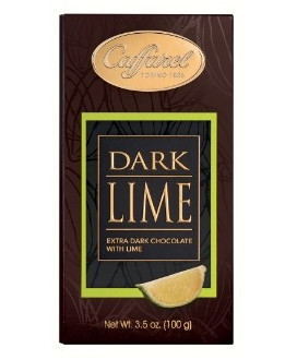 Online sales chocolate bars Caffarel of Turin, dark with lime 100g. Shop online Caffarel Piedmont Italian chocolate bars