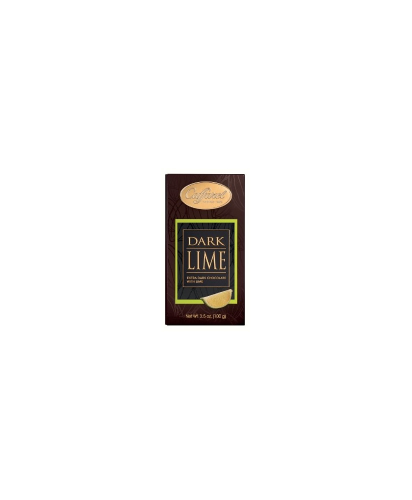 Online sales chocolate bars Caffarel of Turin, dark with lime 100g. Shop online Caffarel Piedmont Italian chocolate bars