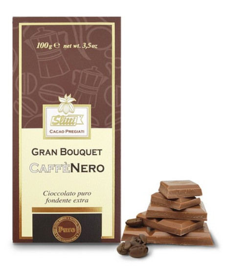Vendita online Cioccolato Slitti Caffe' Nero Fondente con il 60% di cacao e caffè aromatici. Shop on line tavolette Slitti di Mo Vendita online Cioccolato Slitti Caffe' Nero Fondente con il 60% di cacao e caffè aromatici. Shop on line tavolette Slitti di Mo