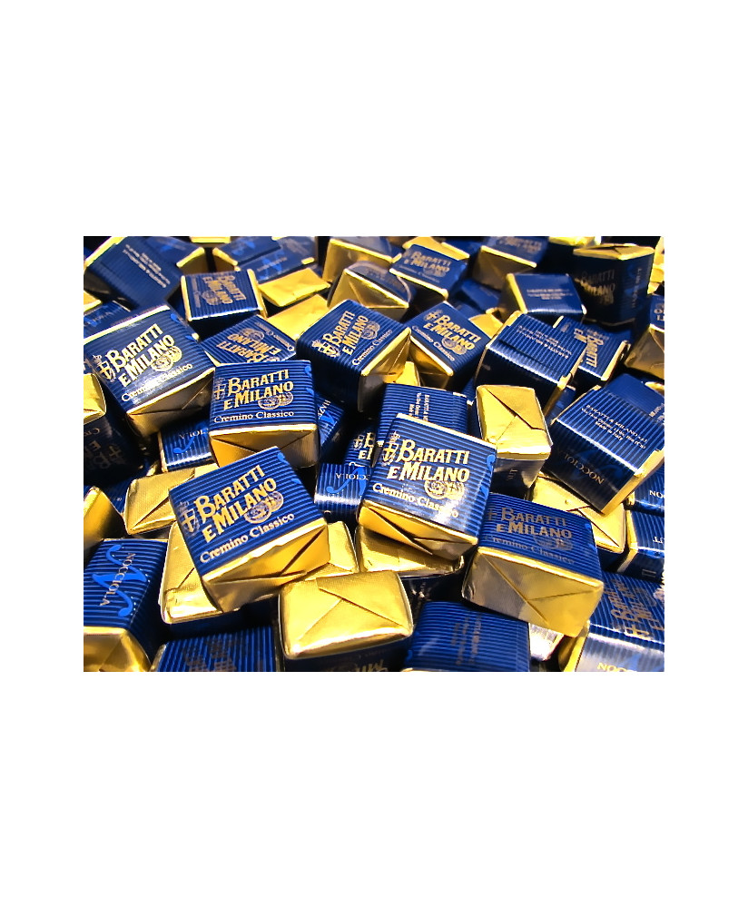 Vendita online cioccolatini Cremini Classici Baratti & Milano a 25,00 € al Kg. Shop on line Cioccolatini Cremini alla nocciola.