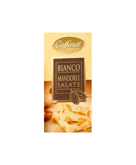 Vendita online tavolette di cioccolato Caffarel di Torino, Cioccolata Bianca con Mandorle e Pistacchi salati - 150g. Shop on lin Vendita online tavolette di cioccolato Caffarel di Torino, Cioccolata Bianca con Mandorle e Pistacchi salati - 150g. Shop on lin