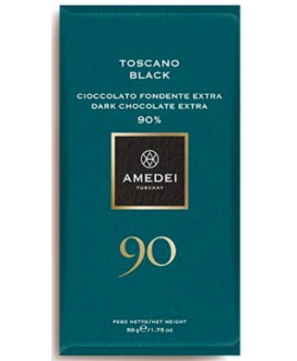 Amedei tavolette di cioccolato Toscano Black 90% - Vendita on-line miglior prezzo tavoletta fondente Amedei Toscana