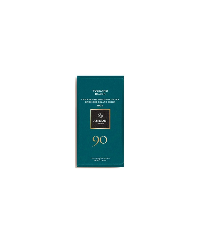 Amedei tavolette di cioccolato Toscano Black 90% - Vendita on-line miglior prezzo tavoletta fondente Amedei Toscana