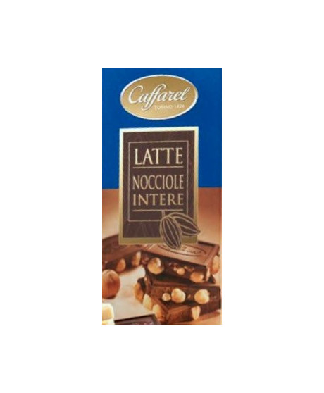 Vendita online tavolette di cioccolato Caffarel di Torino, al latte con nocciole Piemonte Intere IGP - 100g. Shop on line barret Vendita online tavolette di cioccolato Caffarel di Torino, al latte con nocciole Piemonte Intere IGP - 100g. Shop on line barret