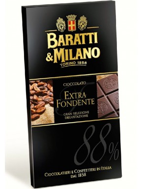 Baratti & Milano - Dark Chocolate 88% - 75g