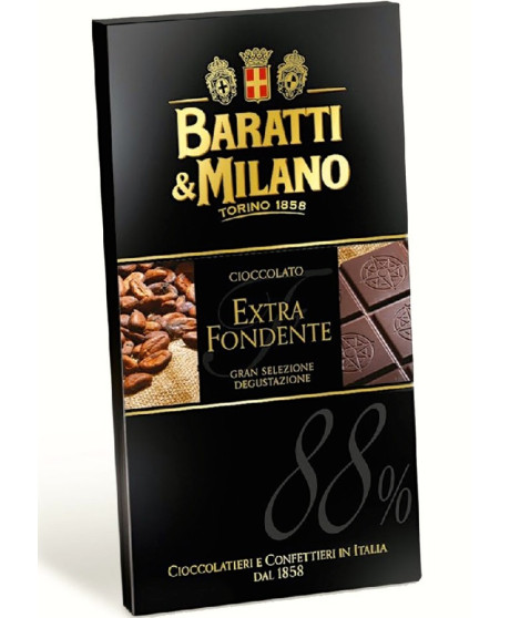 Baratti & Milano - Dark Chocolate 88% - 75g