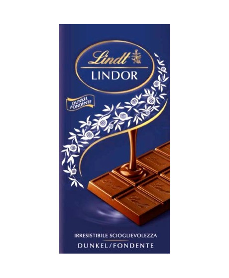 Lindt - Lindor Bar - Dark - 100g