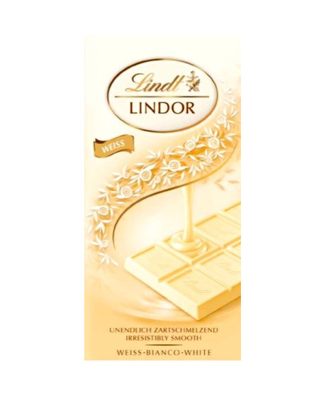 Lindt - Lindor Bar - White - 100g