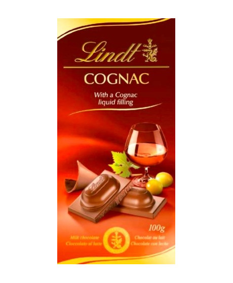 Lindt - Tavoletta Alcolica - Cognac - 100g