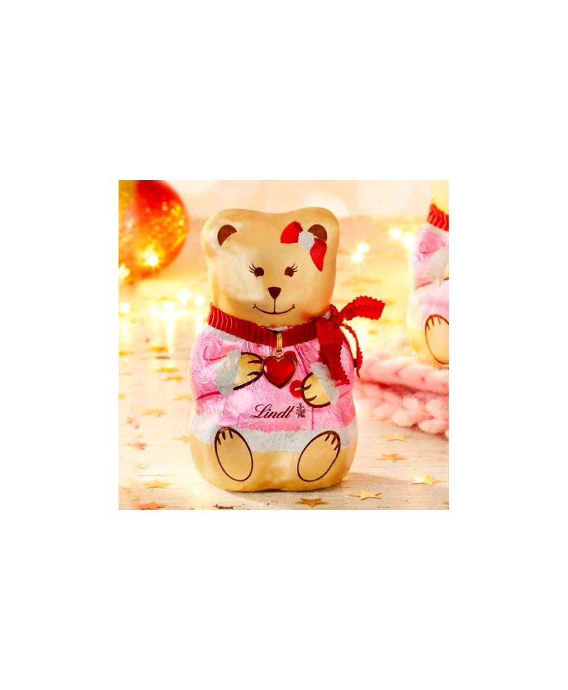 (10 TEDDY BEARS X 100g) Lindt - Female Teddy Bears Chocolate Milk