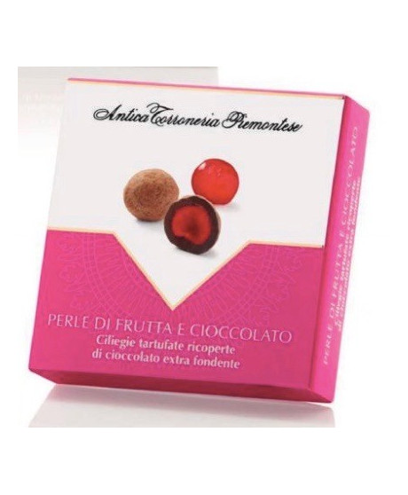 Antica Torroneria Piemontese - vendita online dragees - ciliegie candite tartufate ricoperte di cioccolato fondente extra Antica Torroneria Piemontese - vendita online dragees - ciliegie candite tartufate ricoperte di cioccolato fondente extra