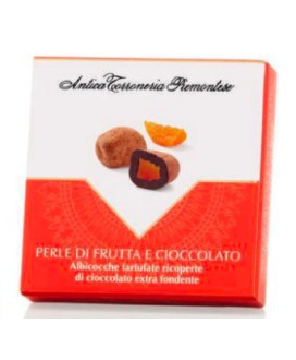 Antica Torroneria Piemontese - vendita online dragees - albicocche candite tartufate ricoperte di cioccolato fondente extra