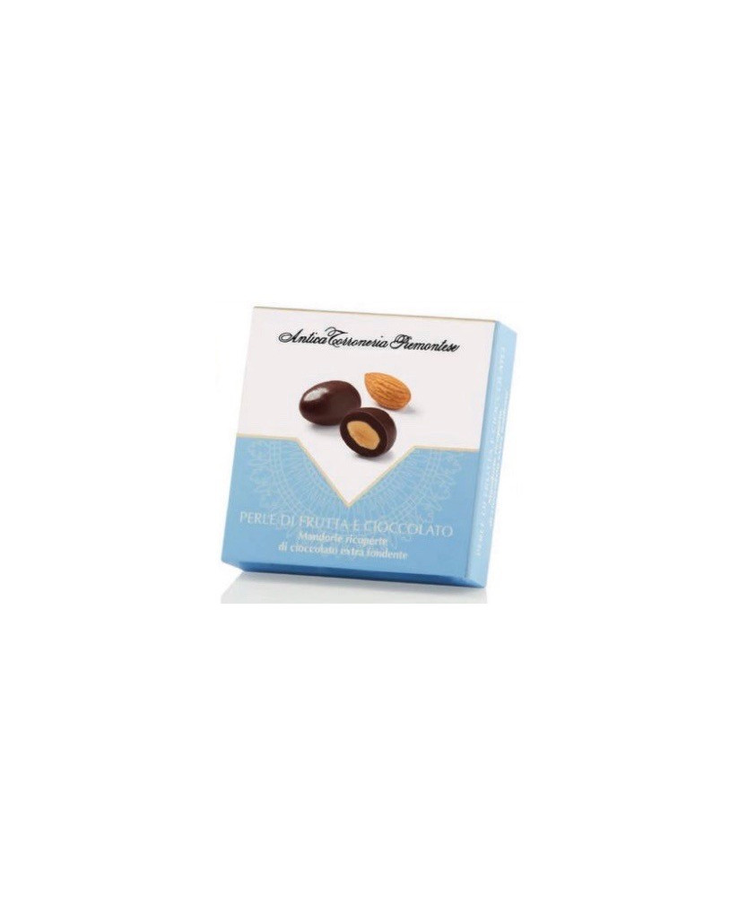 Antica Torroneria Piemontese - vendita online dragees - mandorle ricoperte di cioccolato fondente extra