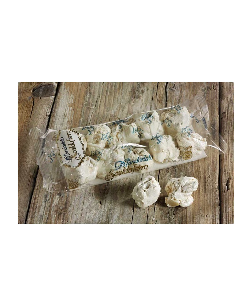 Vendita online Torrone Scaldaferro, Mandorlato Veneto. Shop on line torrone artigianale friabile di sole mandorle. Miglior prezz