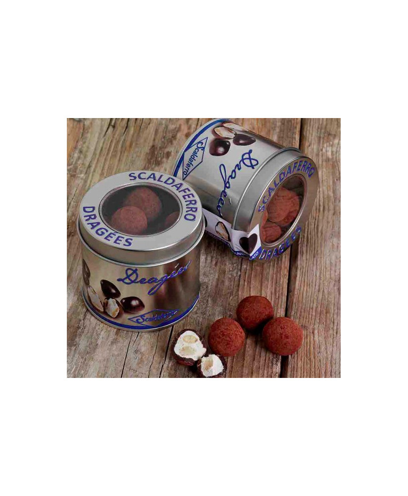 Shop online Scaldaferro nougat, covered in chocolate, nougat Veneto. Shop online bar of nougat brittle sun almonds, covered