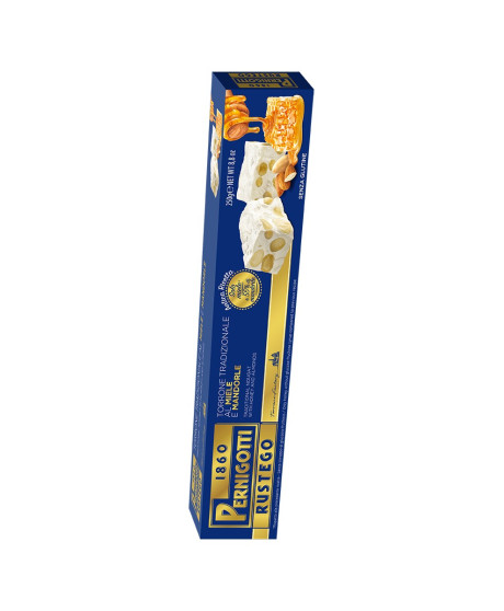 Vendita online Torrone Pernigotti Rustego, friabile mandorle e miele. Shop online torrone e prezzi. Miglior prezzo online