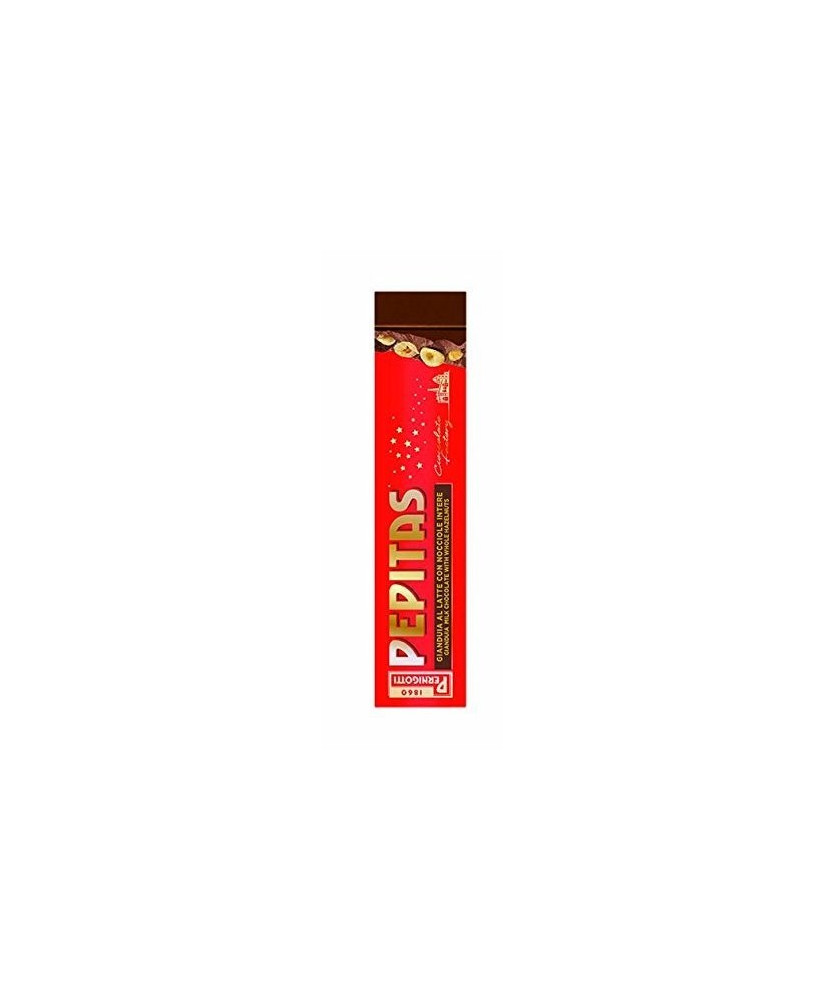 Vendita online Torrone Pernigotti Pepitas, cioccolato gianduja con nocciole intere. Shop online torroni e prezzi.