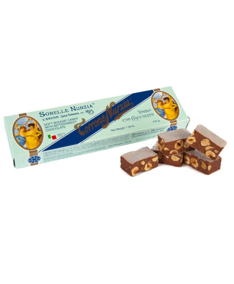 Sorelle Nurzia - Soft Nougat - Chocolate and hazelnuts - 470g