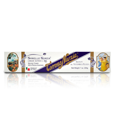 Sorelle Nurzia - Torrone Friabile Bianco alla Mandorla - 200g