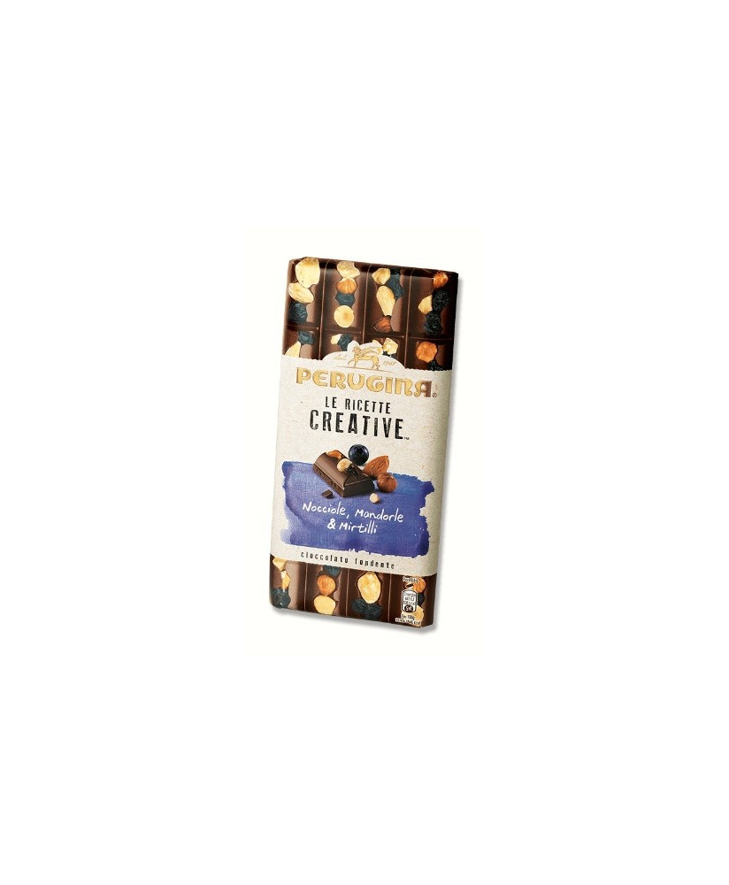 Online sale Italian Perugina Chocolate Bars, The Creative, with almonds, hazelnuts and blueberries. Bar Perugina dark