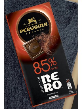 (3 BARS X 85g) Nero Perugina - Extra Dark Chocolate 85% Cocoa 