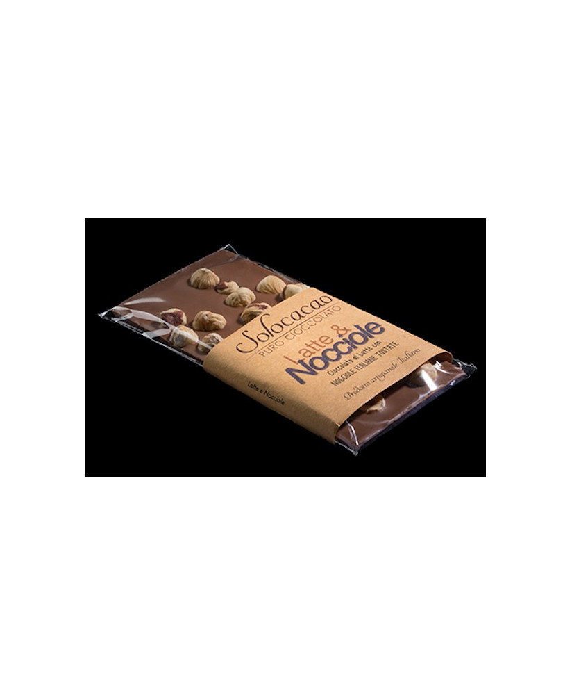 Solocacao Latte e nocciole - Vendita online tavolette di cioccolato Solocacao. Shop  cioccolateria Reggio Emilia miglior prezzo