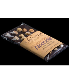 Solocacao fondente e nocciole - Vendita online tavolettedi cioccolato Solocacao. Shop cioccolateria miglior prezzo