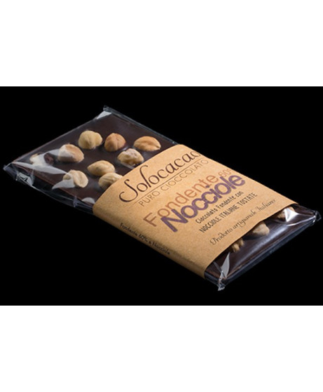 Solocacao fondente e nocciole - Vendita online tavolettedi cioccolato Solocacao. Shop cioccolateria miglior prezzo Solocacao fondente e nocciole - Vendita online tavolettedi cioccolato Solocacao. Shop cioccolateria miglior prezzo