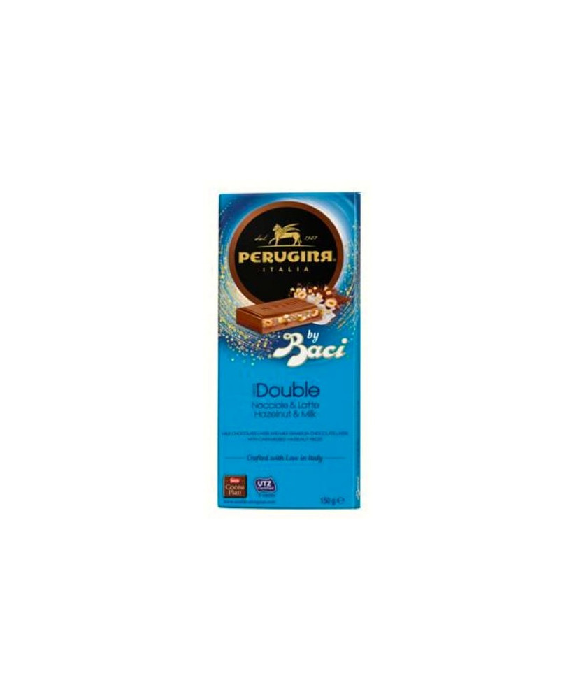 Perugina - Choco Double - Milk Chocolate and Hazelnuts - 150g