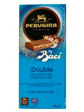 (3 BARS X 150g) Perugina - Choco Double - Milk and Hazelnut