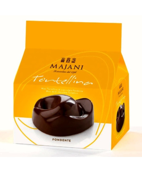 Vendita online Tortellini di cioccolato fondente Majani in Scatole da regalo. Shop on line Cioccolato fondente