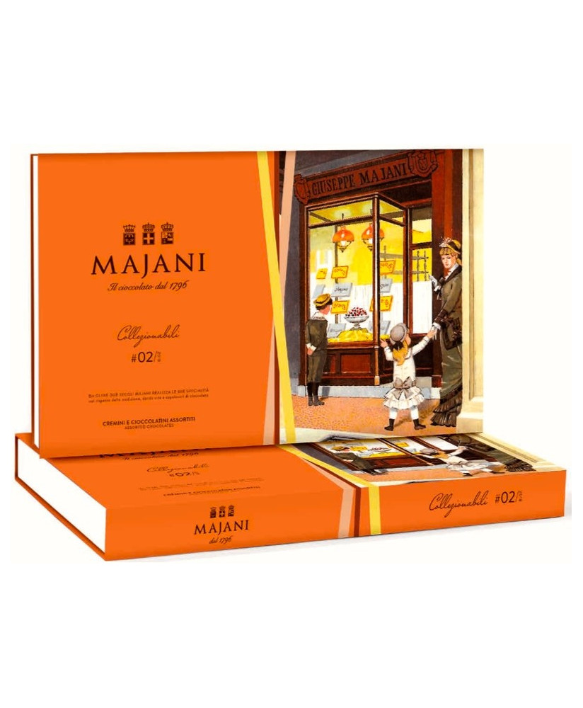 Online sales Italian chocolate specialties Majani of Bologna in gift boxes. Shop online Dark Milk Chocolate 