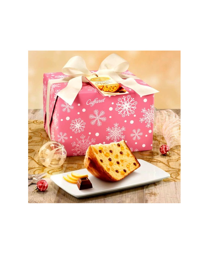 Vendita online panettone Caffarel confezionati in elegante scatola regalo. Shop on line panettoni Caffarel pera e cioccolato