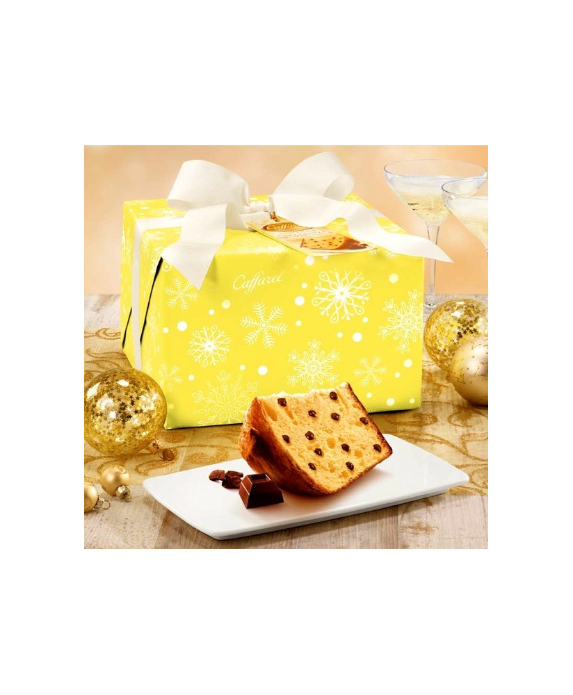 Buy online typical italian Christmas cake chestnuts and chocolate. Sale on-line panettone handmade Caffarel 