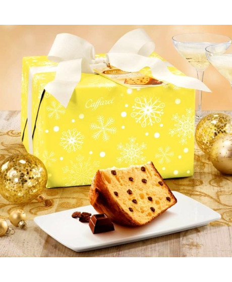 Buy online typical italian Christmas cake chestnuts and chocolate. Sale on-line panettone handmade Caffarel 