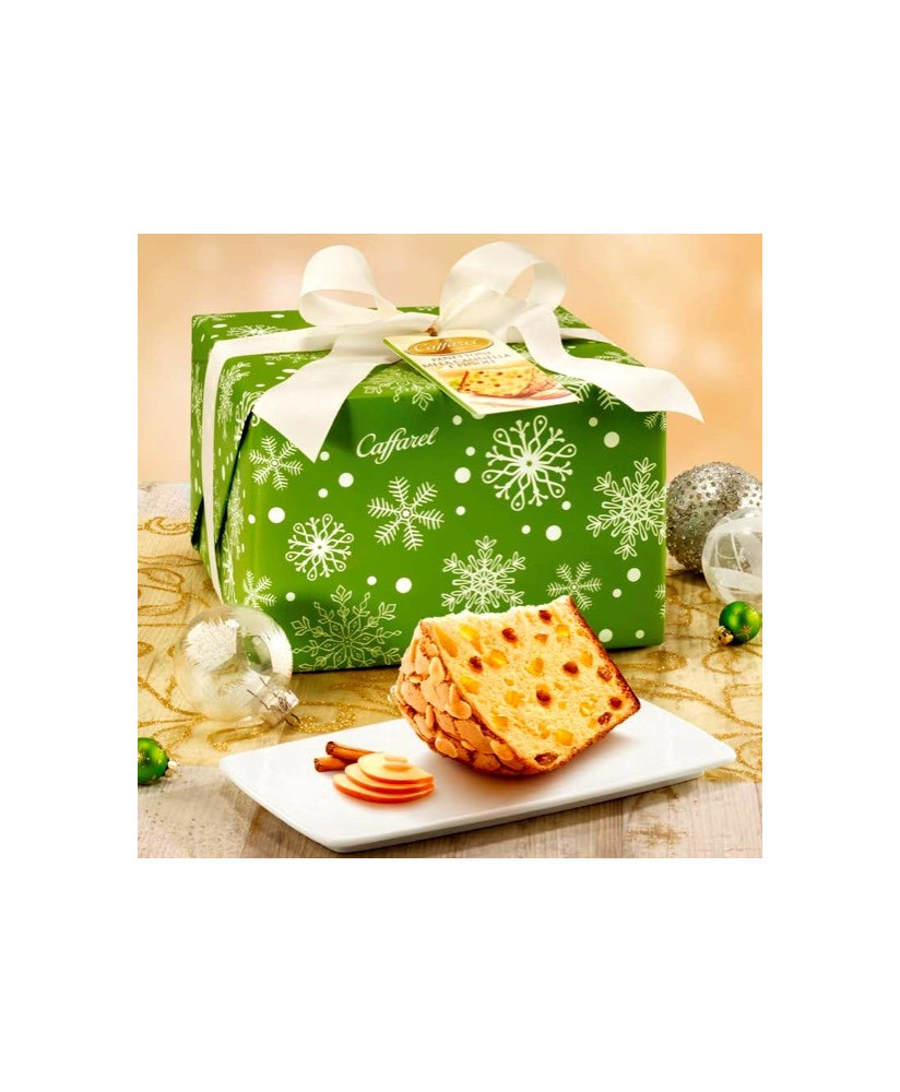 Vendita online panettone Caffarel confezionati in scatola regalo. Shop on line panettoni Caffarel mele e cannella