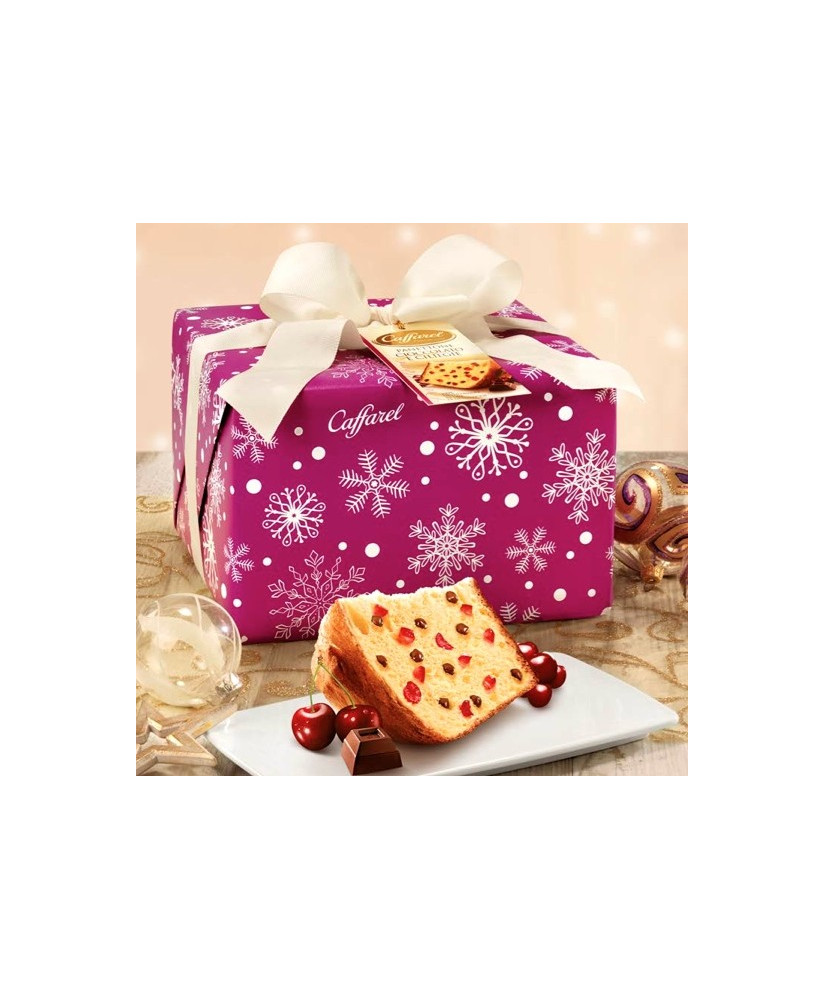 Buy online typical italian Christmas cake orange and chocolate. Sale on-line panettone handmade Caffarel packaged