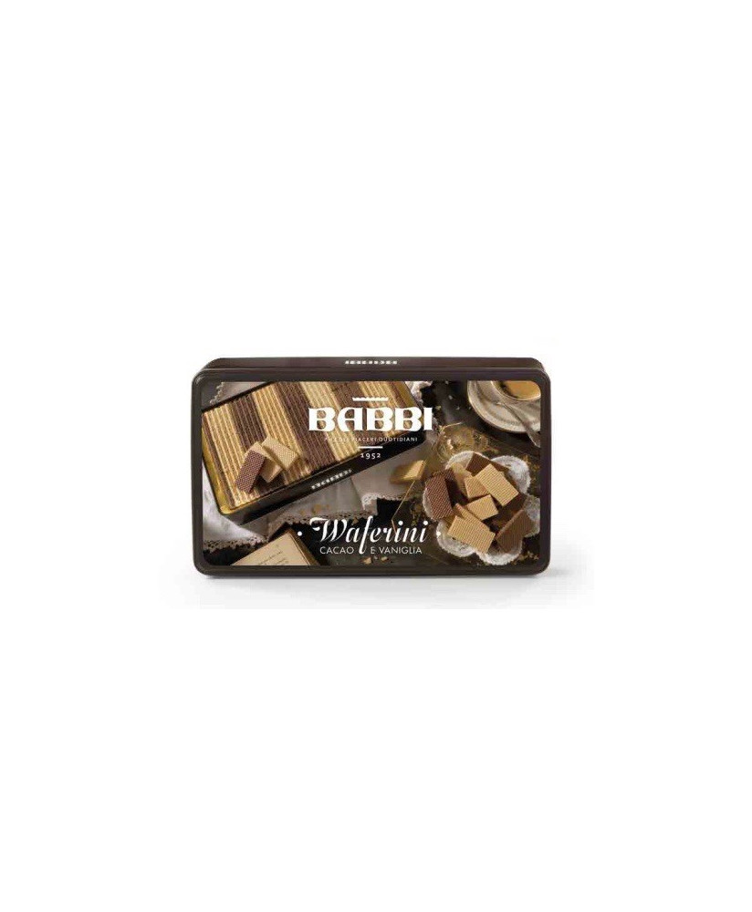 Vendita online Wafers Babbi ripeni di vaniglia e cacao, azienda di Bertinoro Forlì - Cesena. Shop on-line waferini in scatole