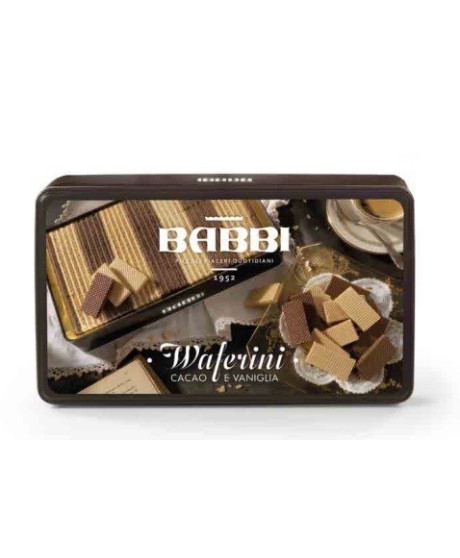 Babbi -  Waferini Cacao e Vaniglia - 250g